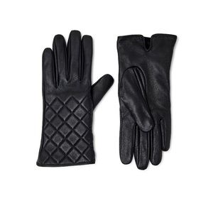 Time and Tru Quilted Leather Gloves